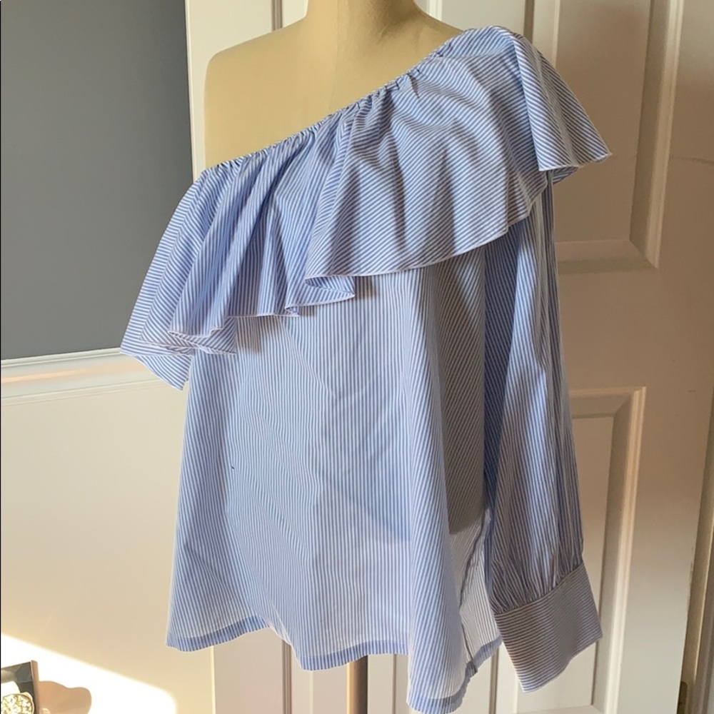 Loft NWT size XL off one shoulder blouse